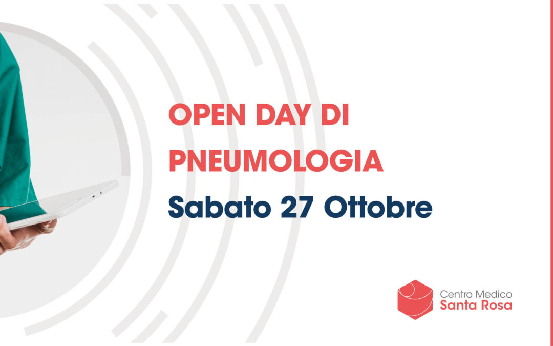 Sabato 27 ottobre, Open day di Pneumologia
