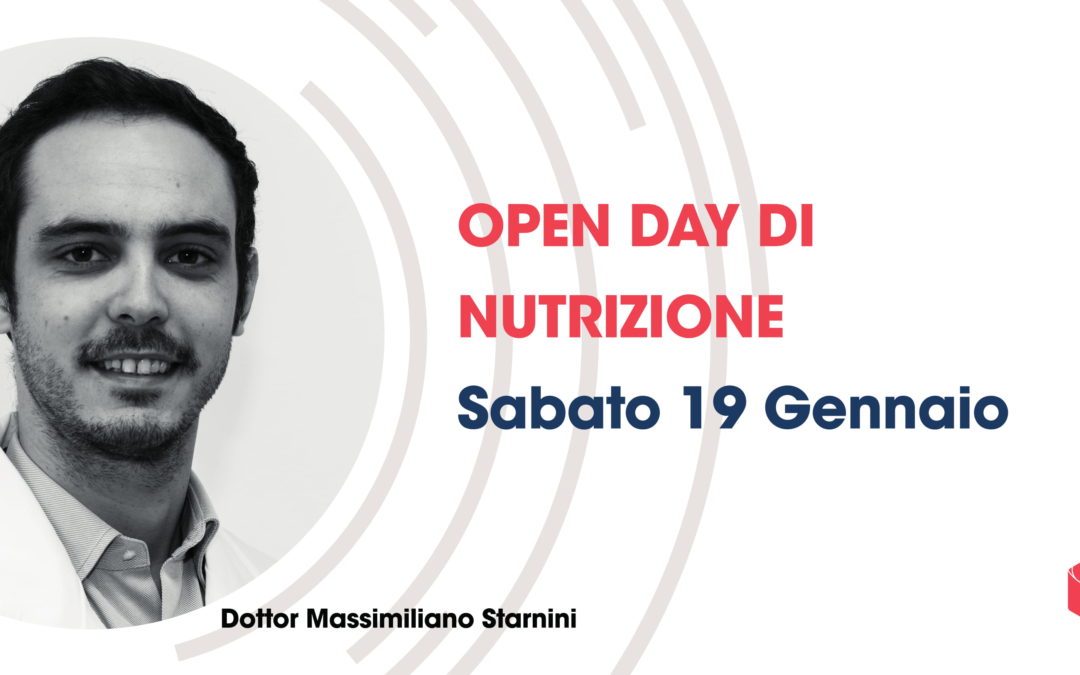 Sabato 19 gennaio, Open day di Nutrizione