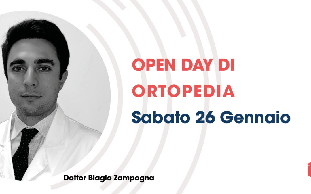 Sabato 26 gennaio, Open day di Ortopedia