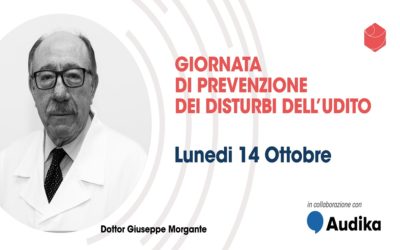 Lunedì 14 ottobre Giornata di prevenzione dei disturbi dell’udito